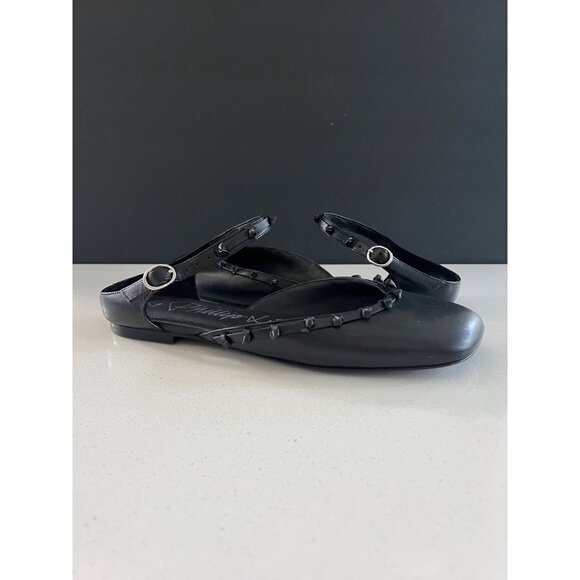 3.1 Phillip Lim Ankle Strap black leather Flat (Women) size 39 - Picture 11 of 11